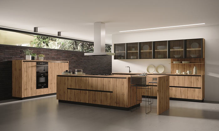 Detalle de cocina de alta gama